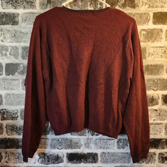 Xhilaration Women's Lambswool Blend V-Neck Pullover Sweater Size XL - Picture 4 of 5